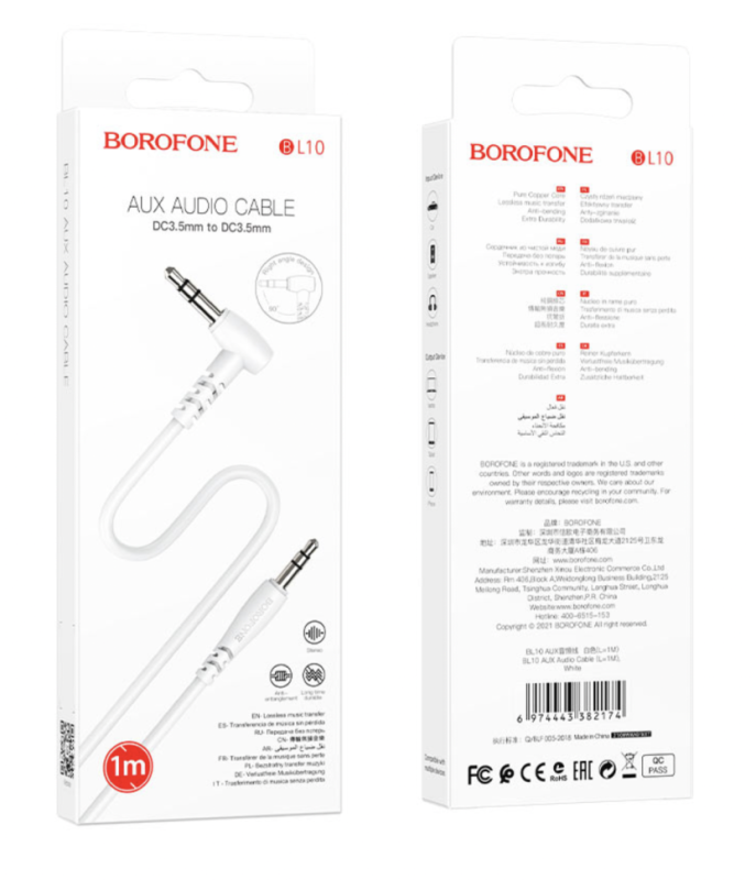 Кабель AUX BL10 1M