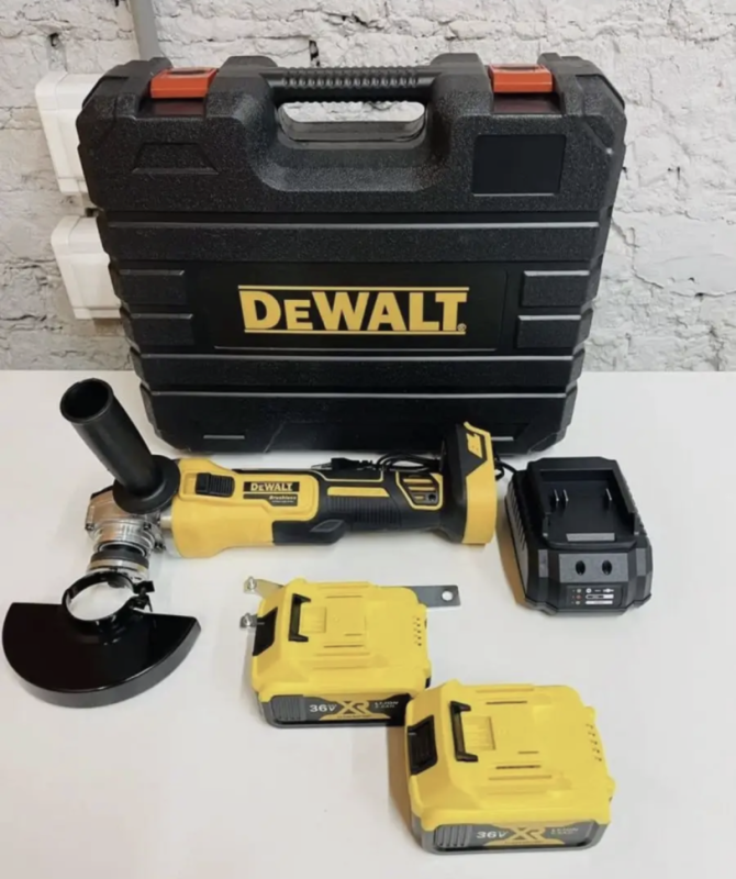 Болгарка на аккумуляторе 125мм 36v DeWALT