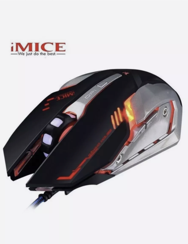 Игровая компьютерная проводная мышь V8