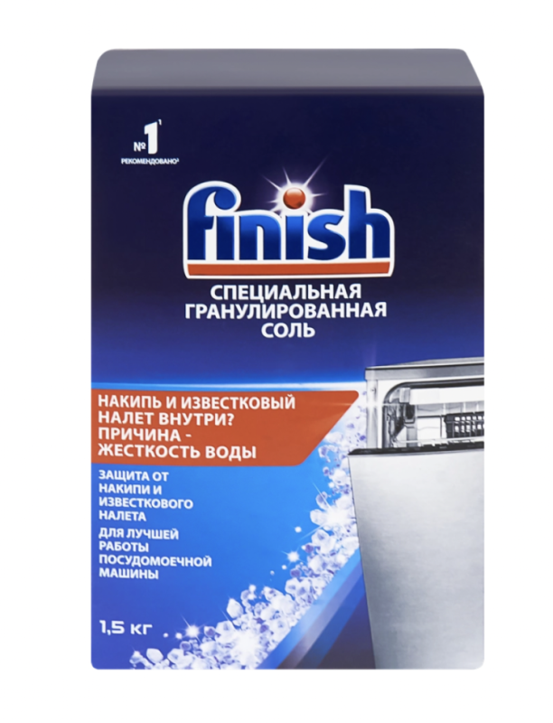Соль для посудомоечной машины FINISH, 1,5кг