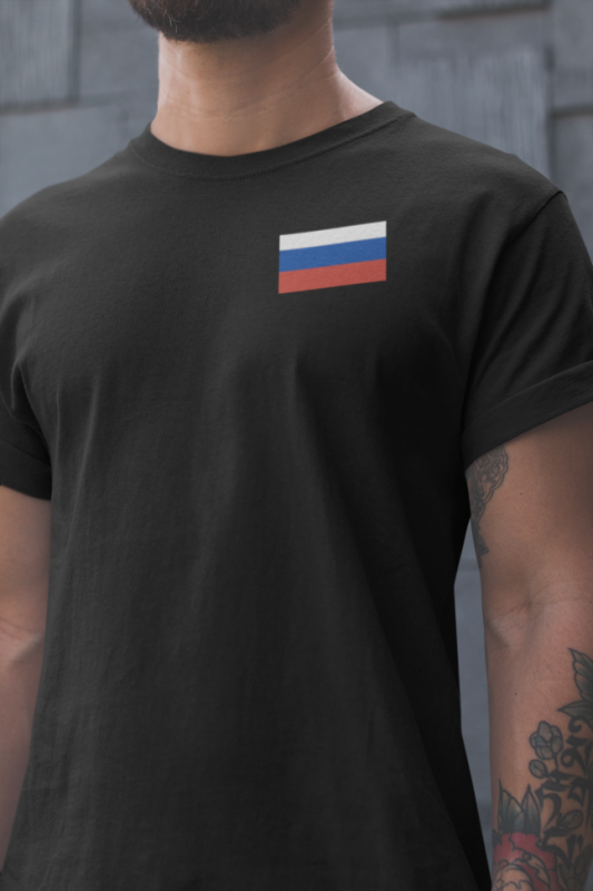 Футболка с флагом России. 3XL(56) Футболка с флагом России. 3XL(56)