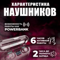 Гарнитура Bluetooth F9 TWS