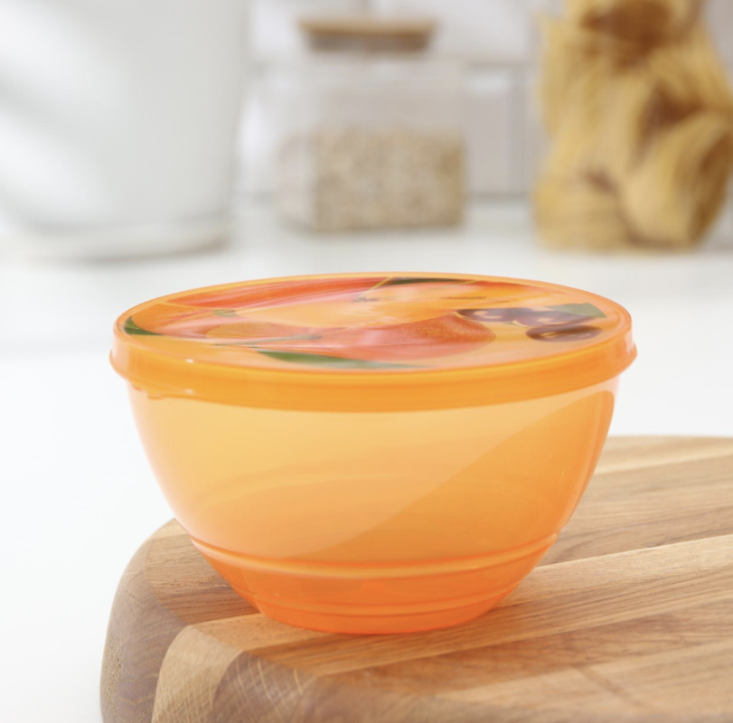 Контейнер пластиковый Доляна &laquo;Сочный фрукт&raquo;, 500 мл, цвет МИКС