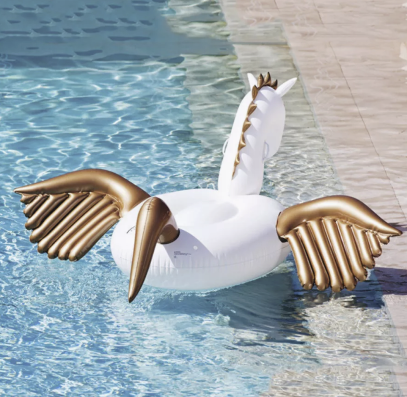 Надувной пегас для бассейна плот для плавания 240*240*120 Надувной пегас для бассейна плот для плавания 240*240*120