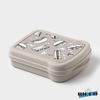Бутербродница RICCO, 17x13x4.2 см, с декором Чемита