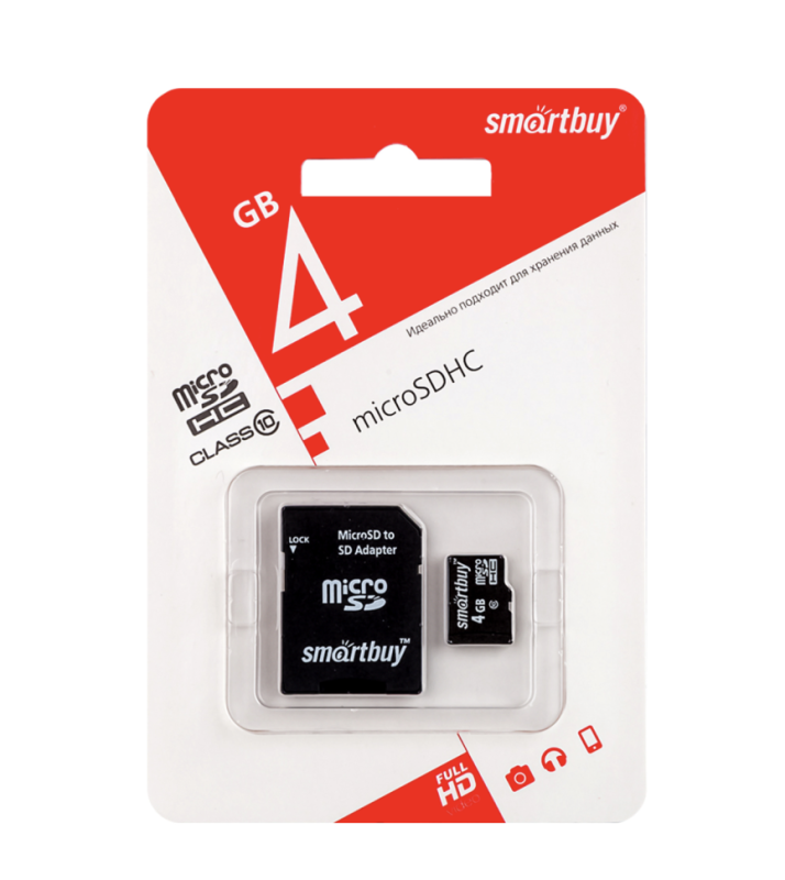 Micro SD 4GB Smart Byu Class 10