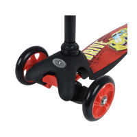 Cамокат GRAFFITI Drive, колёса PU 110/75 мм, ABEC 7, цвет красный