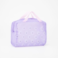 Косметичка на молнии, цвет сиреневый