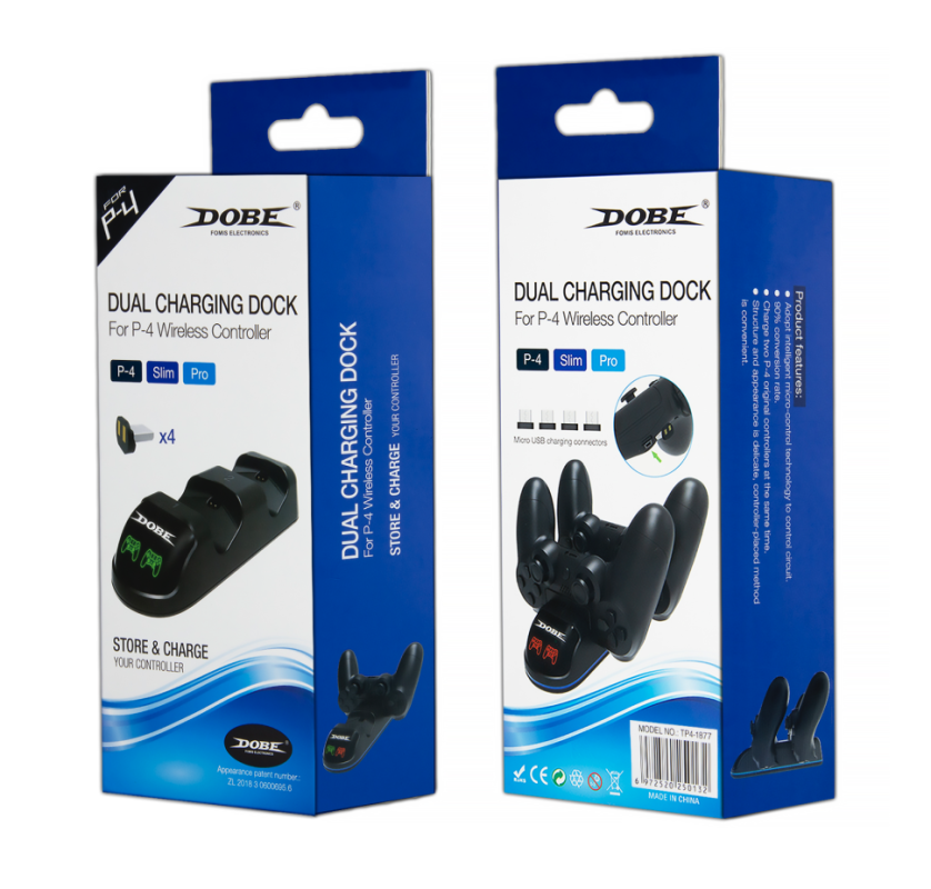 Зарядная станция беспроводная для геймпадов PS4