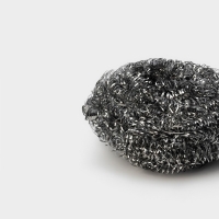 Губка для посуды Доляна, металлическая, спираль, 7x7x3,5 см