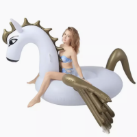 Надувной пегас для бассейна плот для плавания 240*240*120 Надувной пегас для бассейна плот для плавания 240*240*120