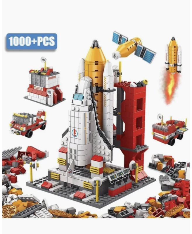 Лего трансформер 6в1 Ракета 1000 деталей