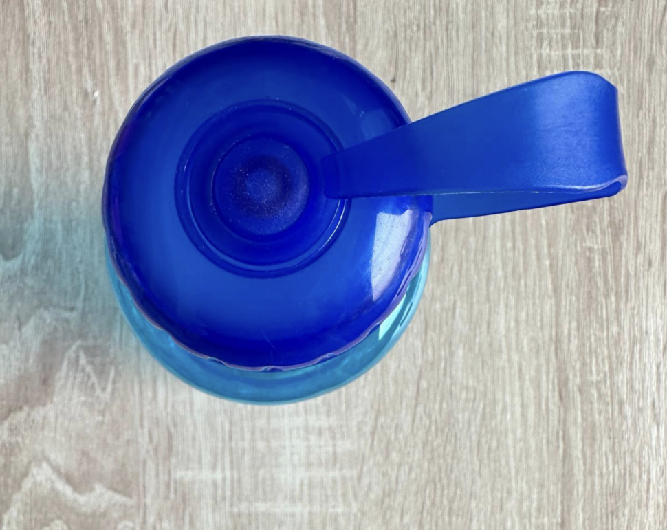 Бутылка для воды, 550 мл, 19 х 7 см, синий