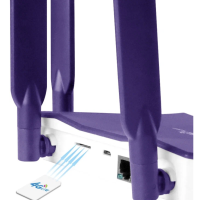 Wifi Роутер 4g R8B, слот для сим-карты, 4 антенны по 5Дби, 300Мбит, работает со всеми операторами