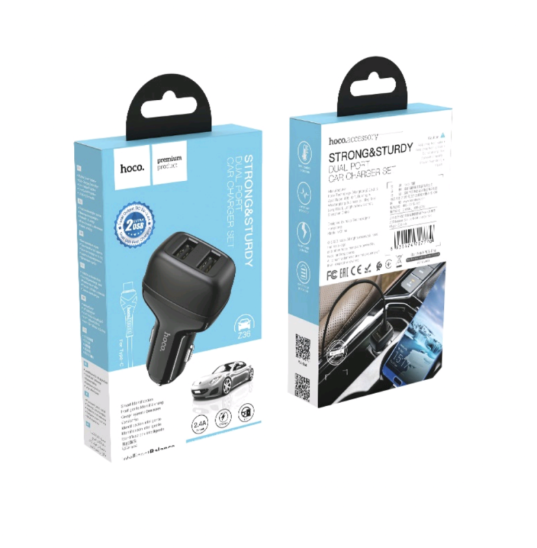 АЗУ Z36 Type-C на 2 USB 2.4A