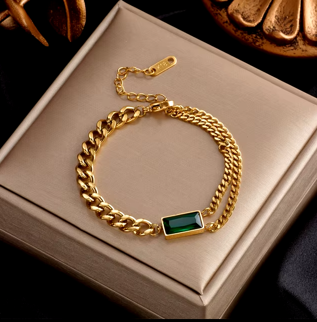 Модный браслет DIEYURO из нержавеющей стали 316L, цепочка, браслет для женщин