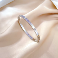 DIEYURO 316L браслет из нержавеющей стали золотого и серебряного цвета с глазами для женщин DIEYURO 316L браслет из нержавеющей стали золотого и серебряного цвета с глазами для женщин