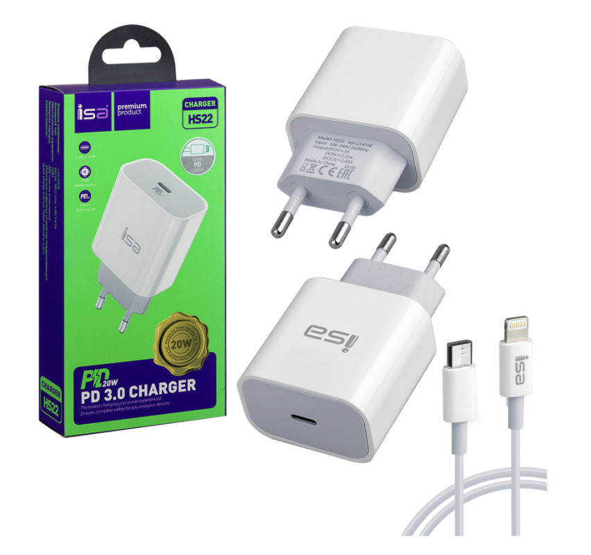 СЗУ Type-C на Lightning 20W