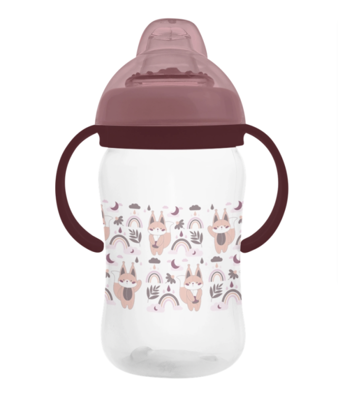 Поильник МАМИНА РАДОСТЬ с силиконовым носиком и ручками