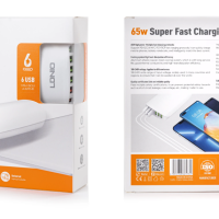 Переходник СЗУ на 5 USB + Type-C 65 WA6573C LDNIO Переходник СЗУ на 5 USB + Type-C 65 WA6573C LDNIO