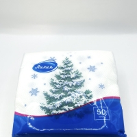 Салфетки бумажные Лилия "Лесная красавица" 50л