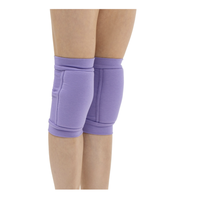 Наколенники для гимнастики и танцев Grace Dance, с уплотнителем, р. XS, 3-6 лет, цвет сиреневый