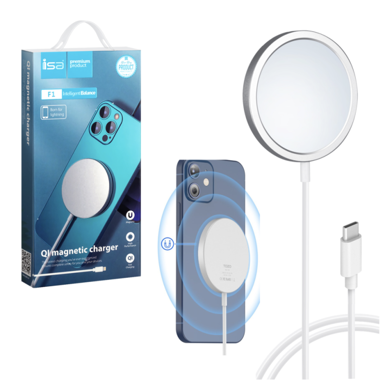 Беспроводное зарядное устройство QI-Mag-S F1