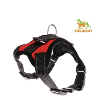 Шлейка К7 мягкая светоотражающая, размер S, ОГ 44-55 см, вес 5-9 кг, красная Шлейка К7 мягкая светоотражающая, размер S, ОГ 44-55 см, вес 5-9 кг, красная