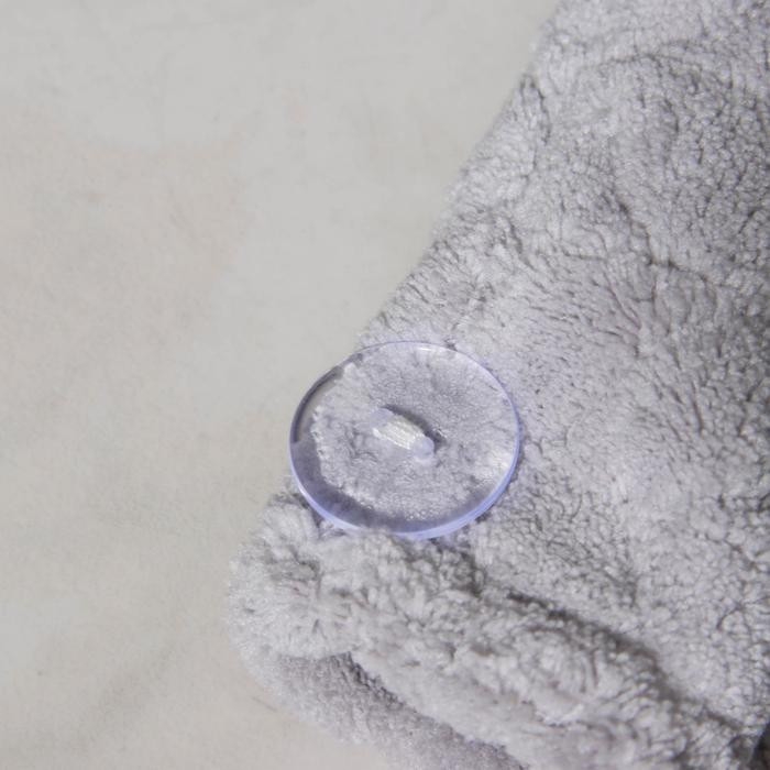 Чалма для сушки волос Доляна, микрофибра, с пуговкой, цвет МИКС