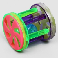 Игрушка для кошек с бубенчиком "Арена", 4 см, микс цветов