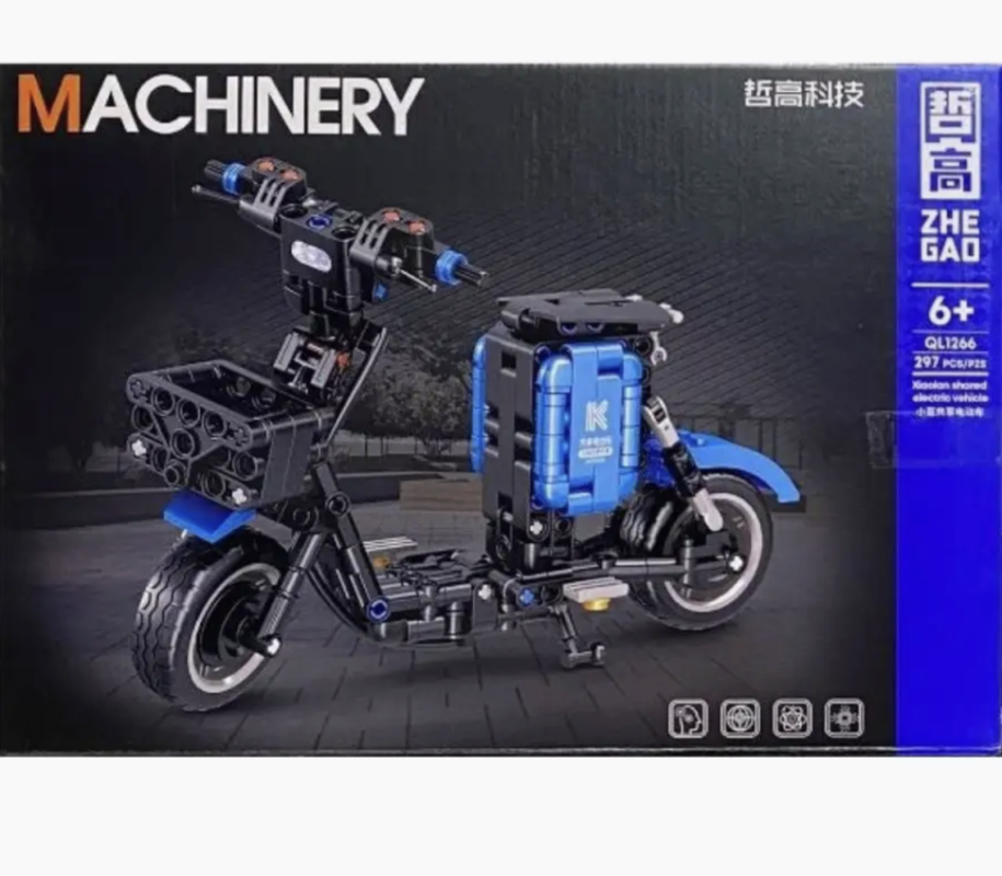 Конструктор МОПЕД-СКУТЕР 297 деталей Конструктор МОПЕД-СКУТЕР 297 деталей