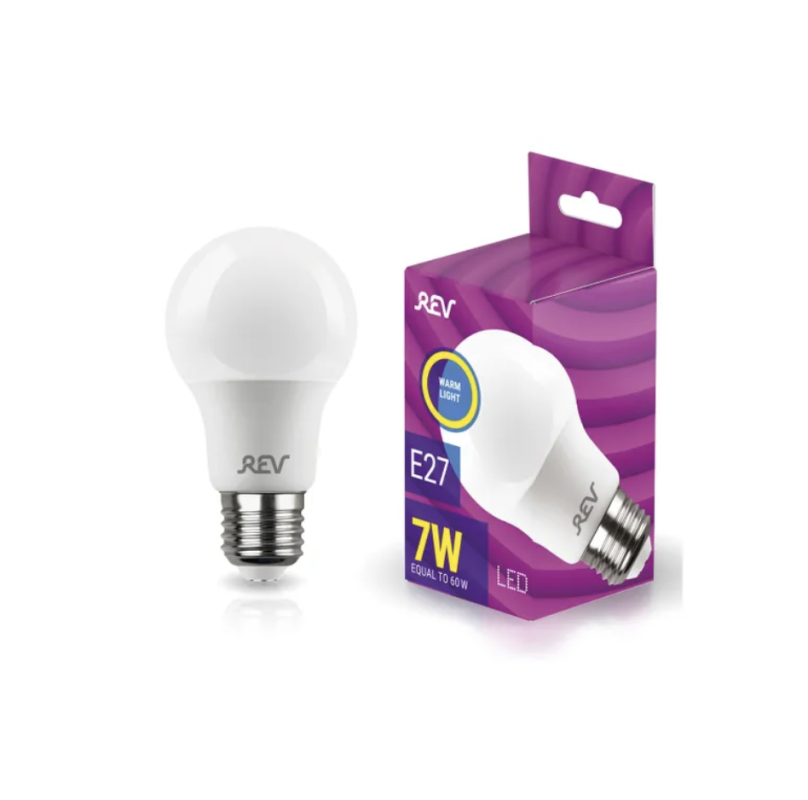 Лампа светодиодная Rev LED Е27 7Вт 220V 2700К