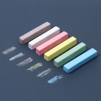 Мелки цветные школьные 6шт "Простоквашино", прямоугольные Мелки цветные школьные 6шт "Простоквашино", прямоугольные