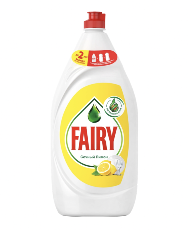 Средство для мытья посуды FAIRY Сочный лимон, 1.35л