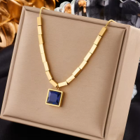 Женская цепочка на шею, из нержавеющей стали Женская цепочка на шею, из нержавеющей стали