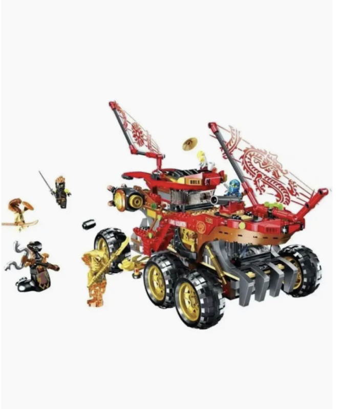 Конструктор Ниндзя Райский уголок 1232 детали