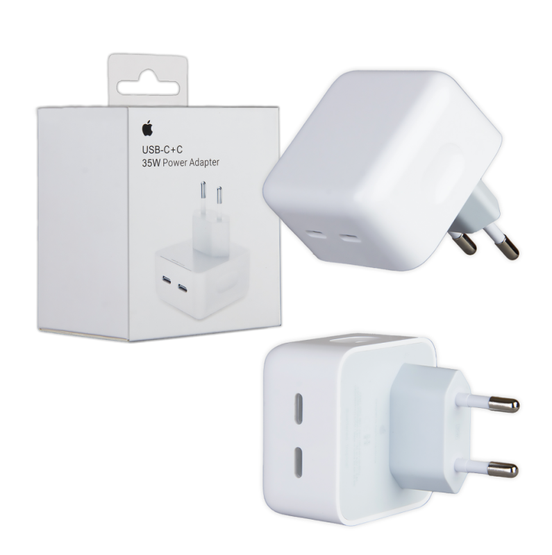 Переходник СЗУ на 2 Type-C 35W