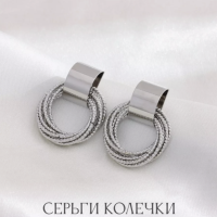 Серьги в стиле олд мани