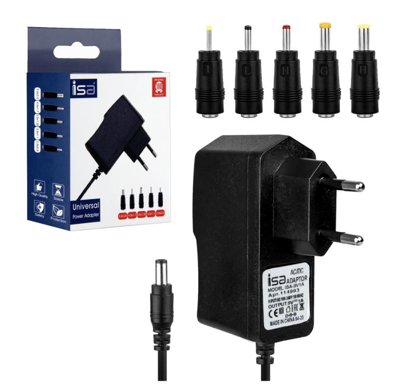 Блок питания 9V 1A 5.5*2.5 сетевой с адаптером