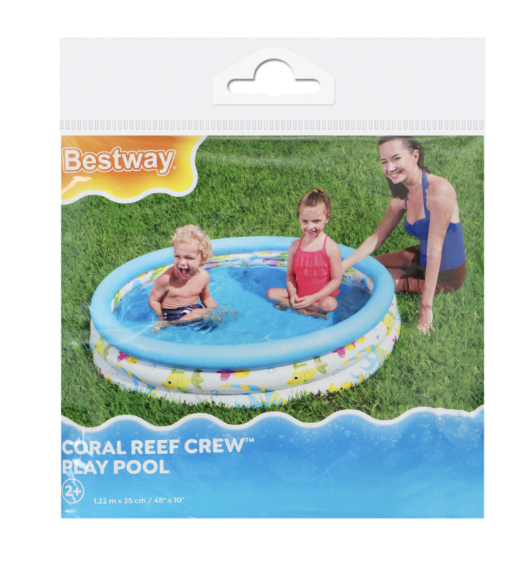 Бассейн надувной «Океан», 122 х 25 см, от 2 лет Бассейн надувной «Океан», 122 х 25 см, от 2 лет