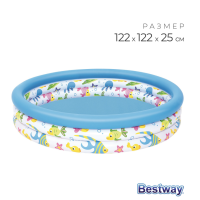 Бассейн надувной &laquo;Океан&raquo;, 122 х 25 см, от 2 лет