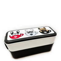 Контейнер для обеда Бульдоги 0,5+0,5 Контейнер для обеда Бульдоги 0,5+0,5