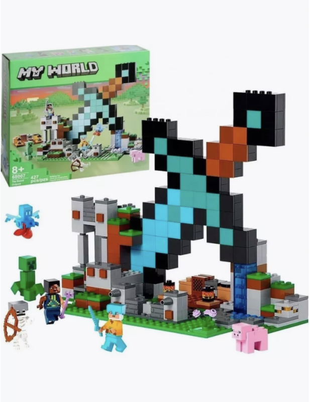 Конструктор My World Майнкрафт Застава меча 427 деталей Конструктор My World Майнкрафт Застава меча 427 деталей