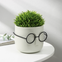 Кашпо для цветов со вставкой «Стив», 650 мл, d=11,5 см, h=10,5 см, цвет белый ротанг Кашпо для цветов со вставкой «Стив», 650 мл, d=11,5 см, h=10,5 см, цвет белый ротанг