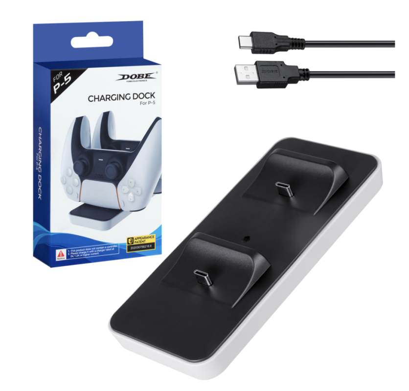 Зарядная станция для 2-х геймпадов PS5