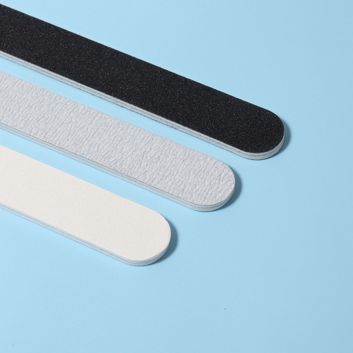 Пилки - наждаки, абразивность 100/180, 180/200, 200/240, 18 см, 3 шт, цвет чёрный/серый/белый Пилки - наждаки, абразивность 100/180, 180/200, 200/240, 18 см, 3 шт, цвет чёрный/серый/белый