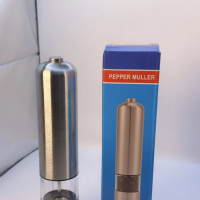 Мельница для специй серебристая