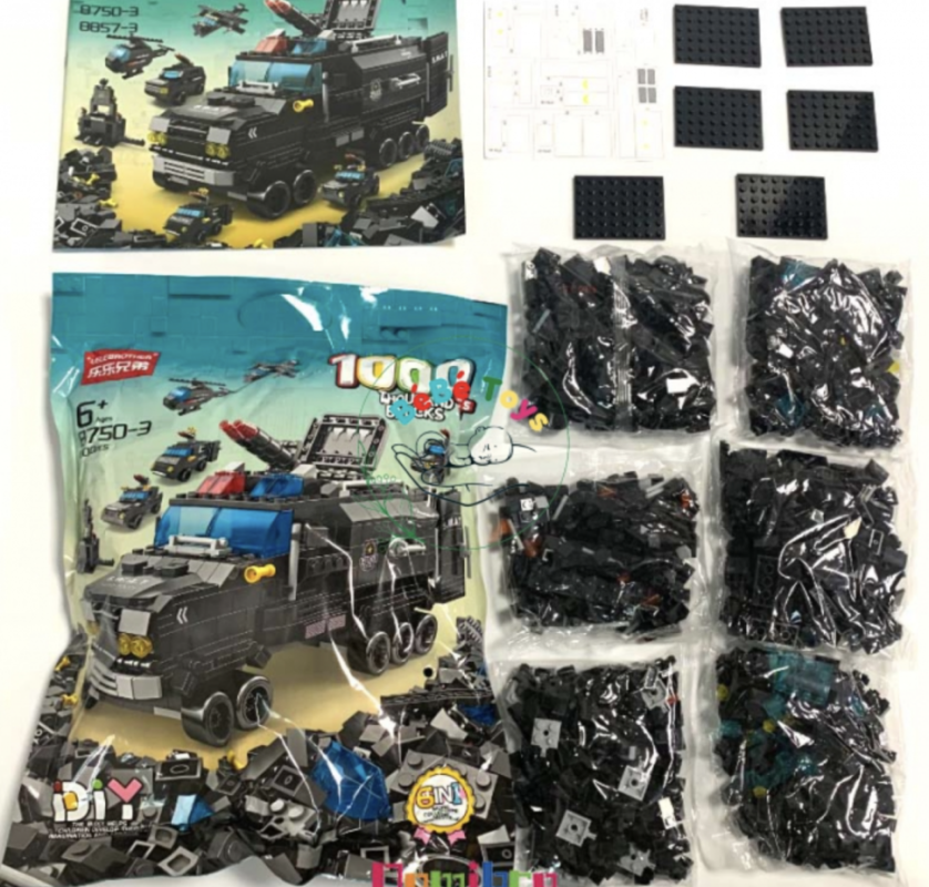 Конснруктор военная техника 6 в 1 1000 деталей