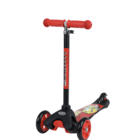 Cамокат GRAFFITI Drive, колёса PU 110/75 мм, ABEC 7, цвет красный