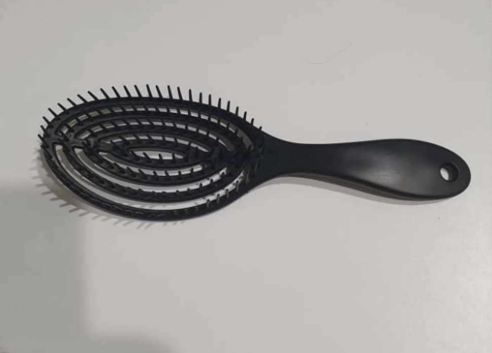 Расчёска массажная, для сушки волос, 7,5 x 23,5 см, цвет в ассортименте